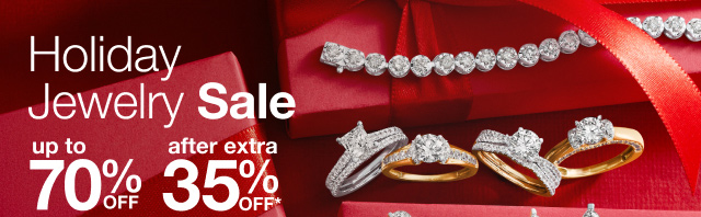 Holiday Jewelry Sale. Up to 70% Off after extra 35% Off