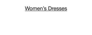 Women's Dresses