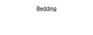 Bedding