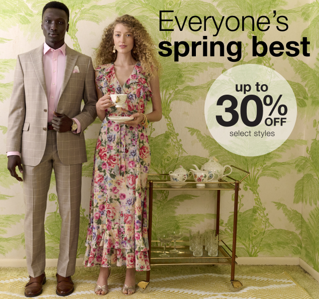 Everyone's spring best. Up to 30% Off select styles.
