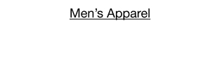 Men's Apparel