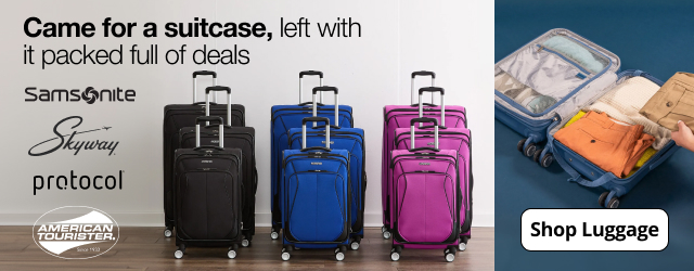 Came for a suitcase, left with it packed full of deals. Shop Luggage
