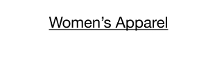 Women's Apparel