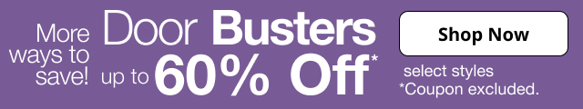 DoorBusters up to 60% Off. Shop Now