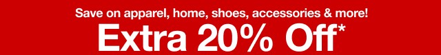 Extra 20% Off