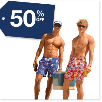 50% Off Men’s Swimwear