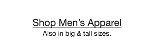 Shop Men’s Apparel