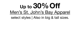 Men’s St. John’s Bay Apparel