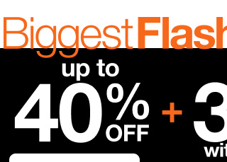 Biggest Flash Sale of the season | Last Day! | up to 40% OFF + extra 35% OFF* with coupon | Ends 6/28