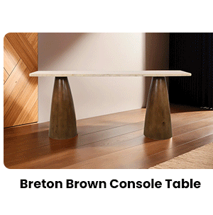 Breton Brown Console Table
