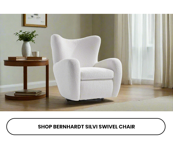 Bernhardt Silvi swivel chair 