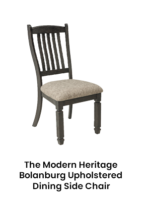 The Modern Heritage Bolanburg Upholstered Dining Side Chair 