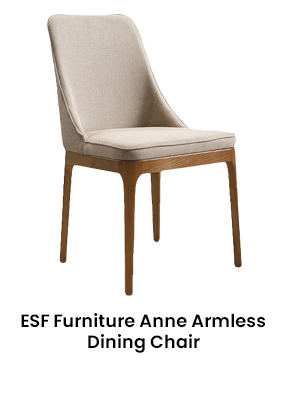ESF Furniture Anne Armless Dining Chair