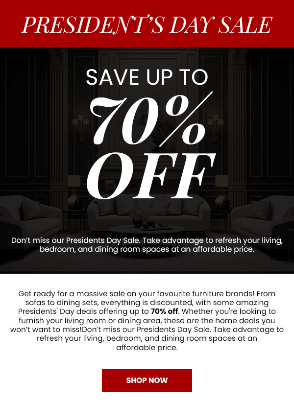SAVE UP TO 70% OFF   