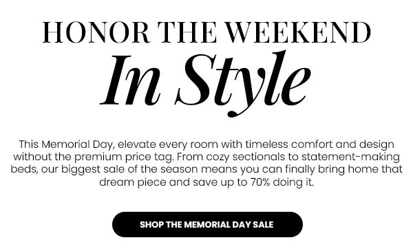 Shop the Memorial Day Sale