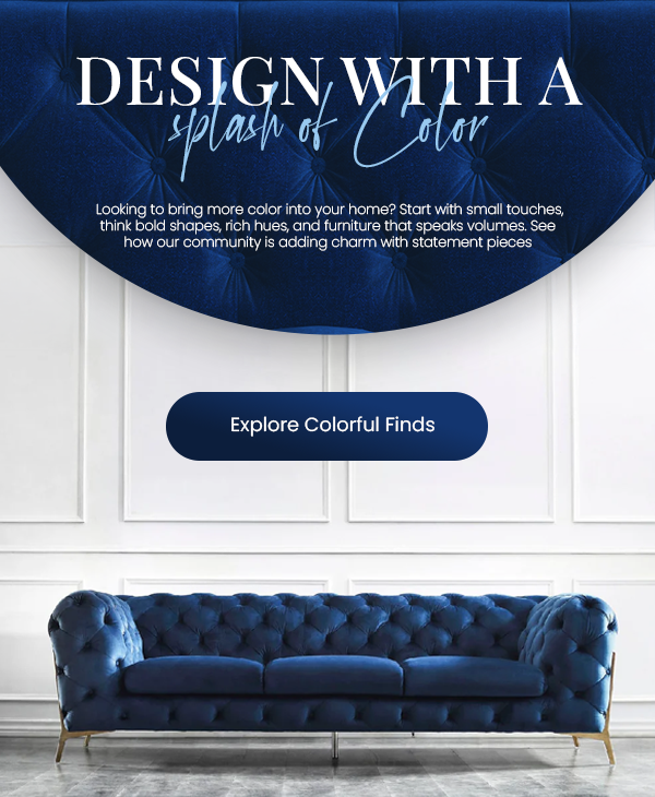 Design with a splash of Color