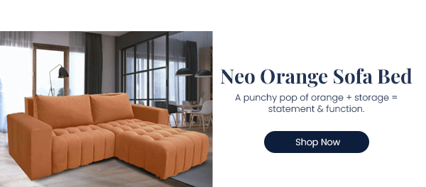 Neo Orange Sofa Bed