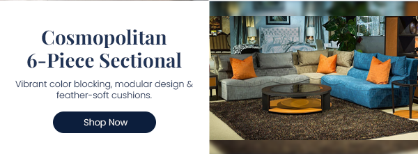 Cosmopolitan 6-Piece Sectional