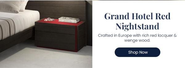 Grand Hotel Red Nightstand