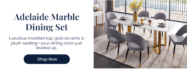 Adelaide Marble Dining Set