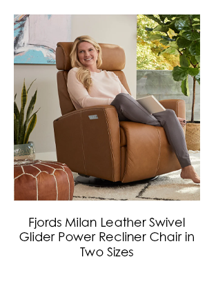 Fjords Milan Swivel Power Recliner
