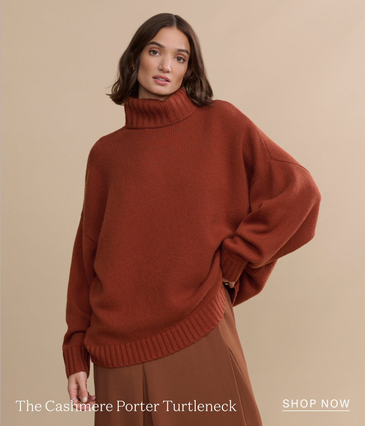Cashmere Porter Turtleneck