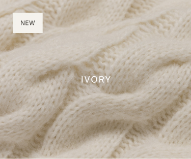 Cable Serena Crewneck - Ivory