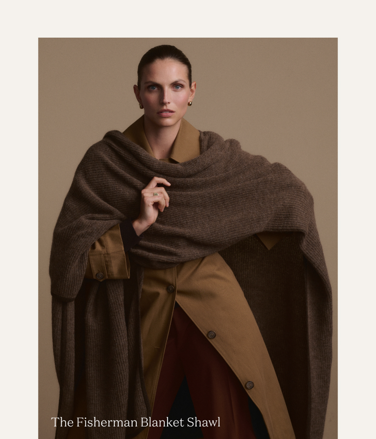 Fisherman Blanket Shawl
