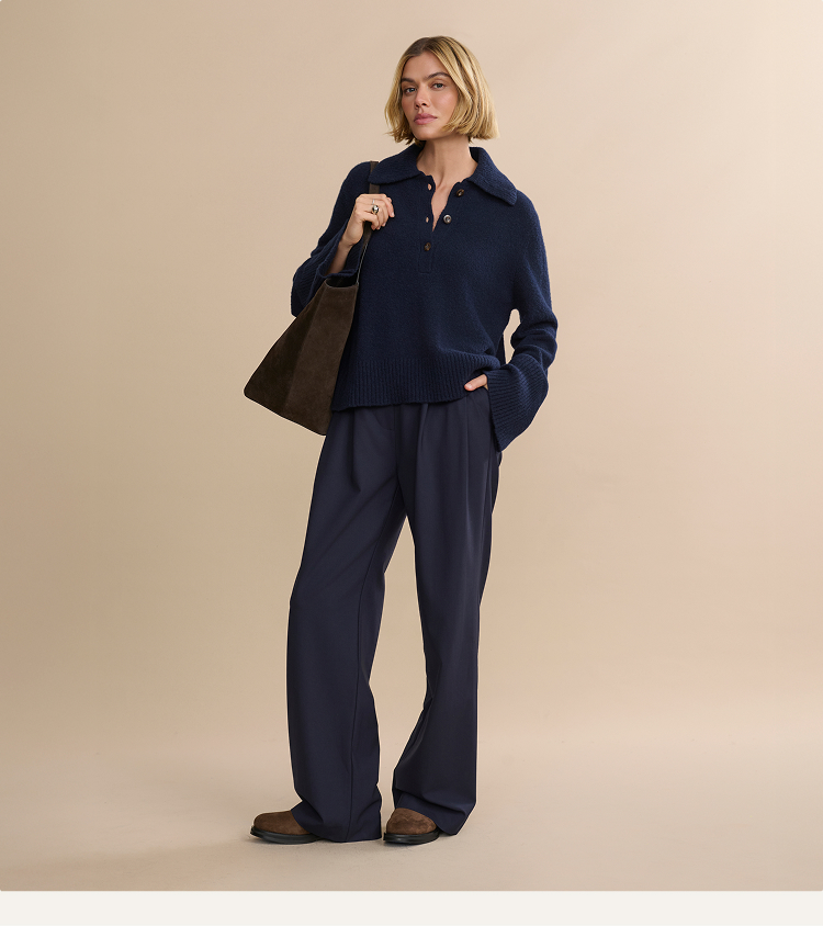 Cashmere Stevie Polo