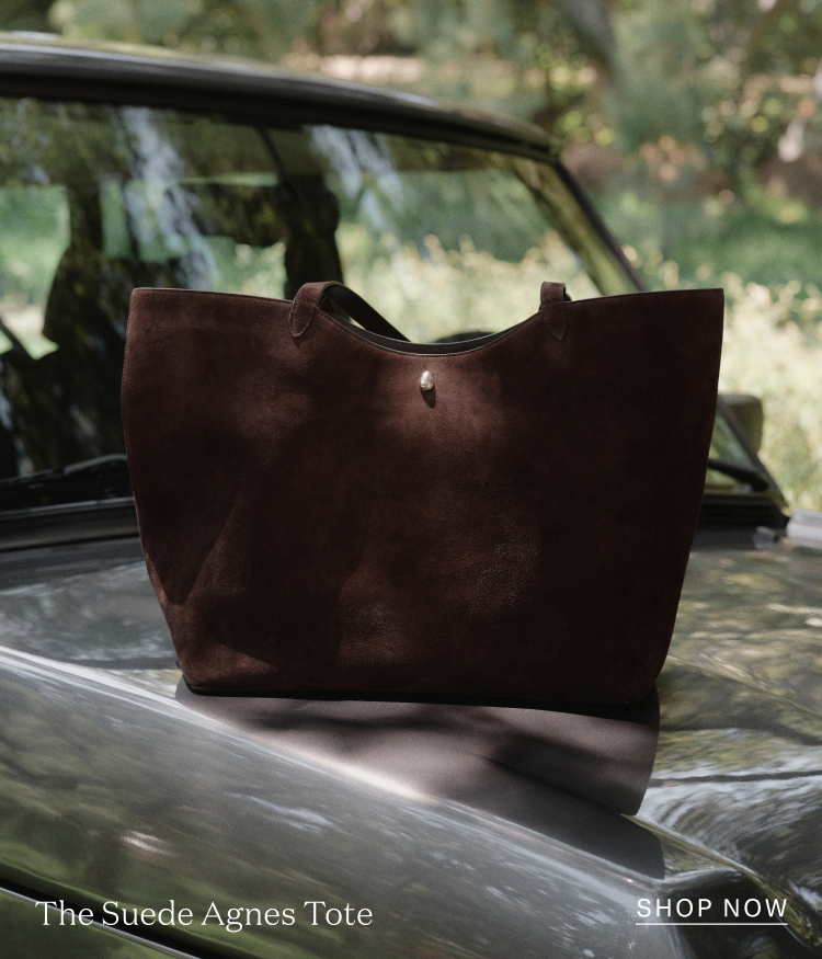 Suede Agnes Tote