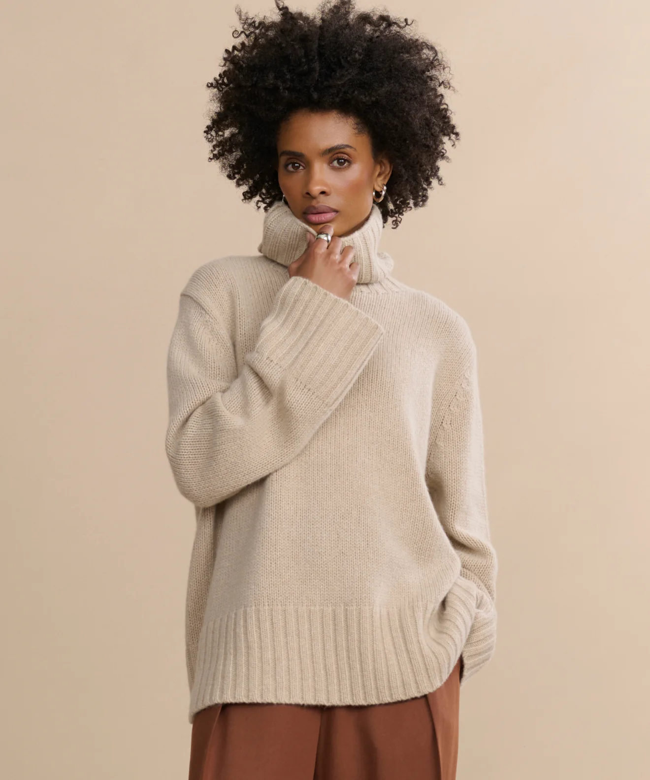 Image of Cashmere Jet Turtleneck