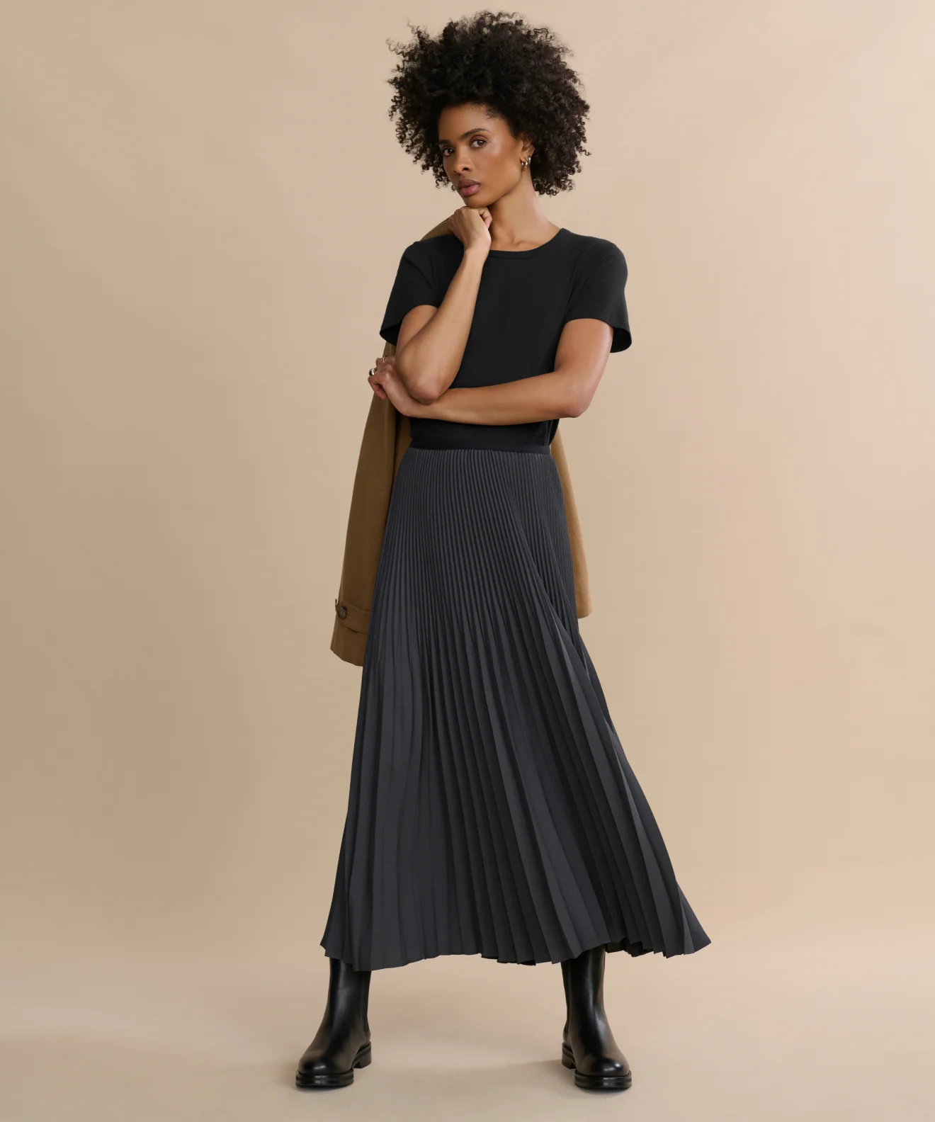 Image of Pleated Skirt