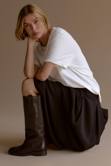 Leather Stowe Boot