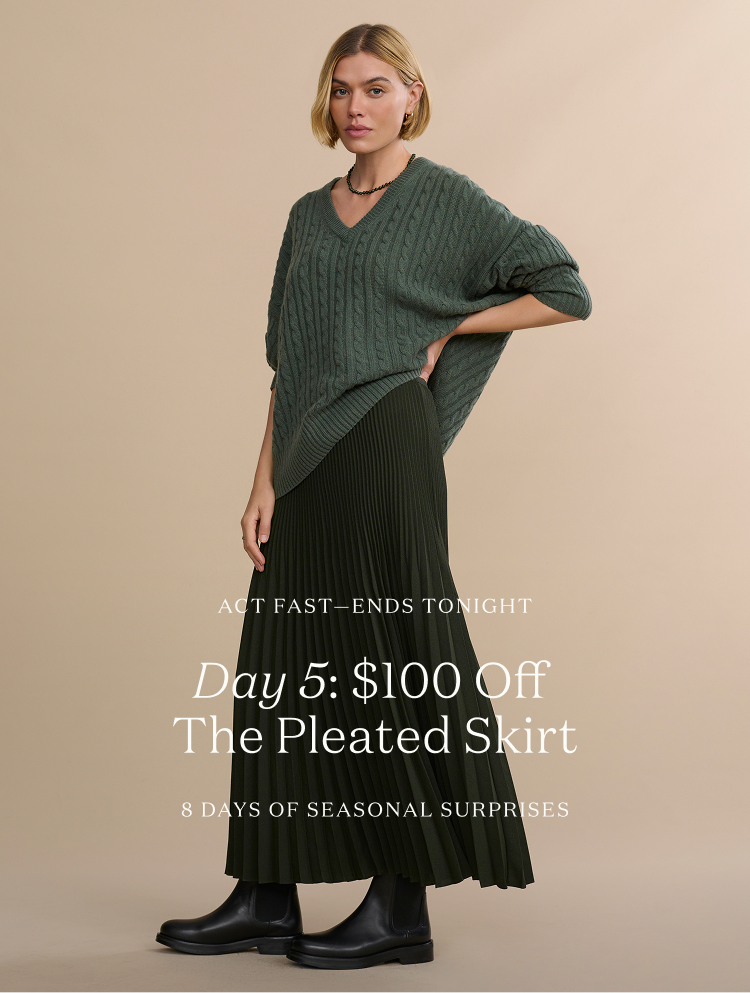 Jenni Kayne - $100 Off The Pleated Skirt