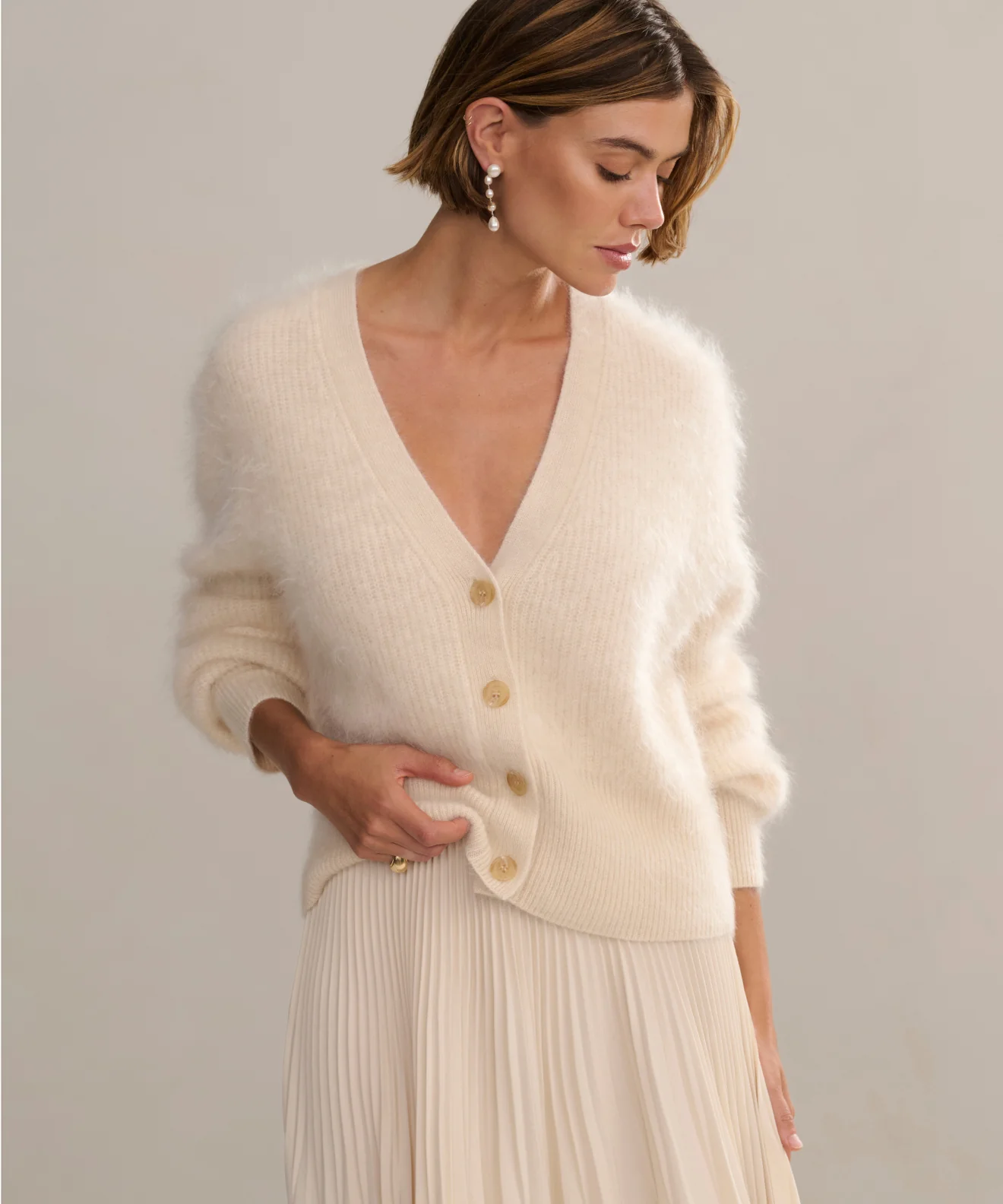 Image of Cashmere Peyton Cardigan