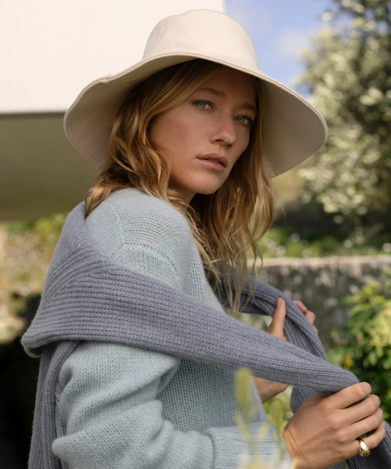 Image of Cotton Canvas Sun Hat