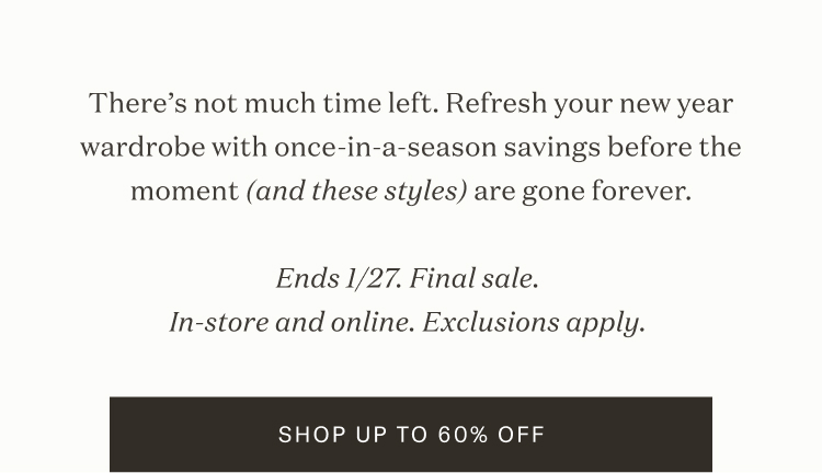 Up To 60% Off Limited-Edition Favorites