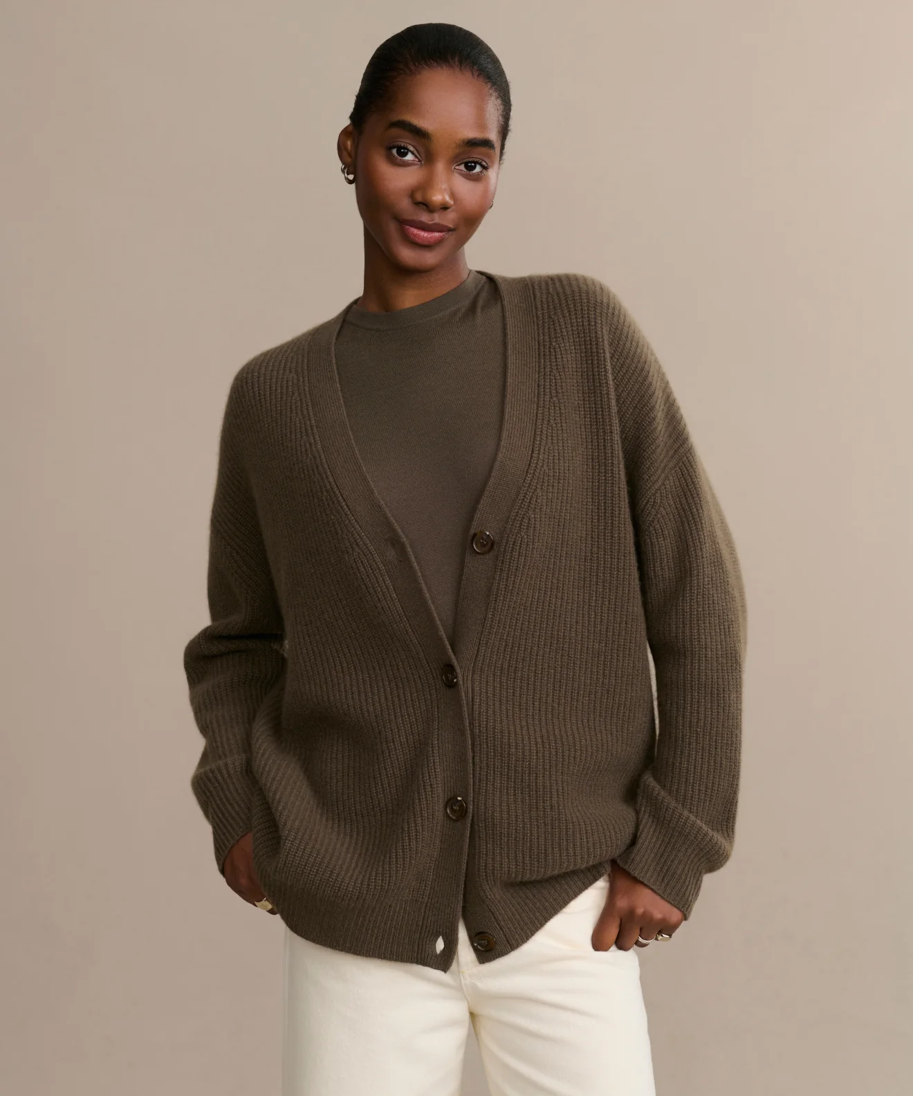 Image of Cashmere Cocoon Cardigan