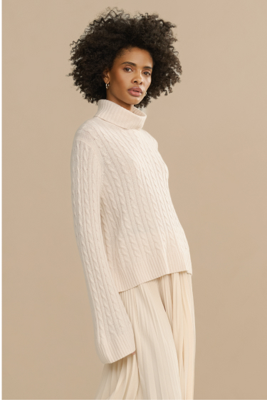 Cable Nell Turtleneck