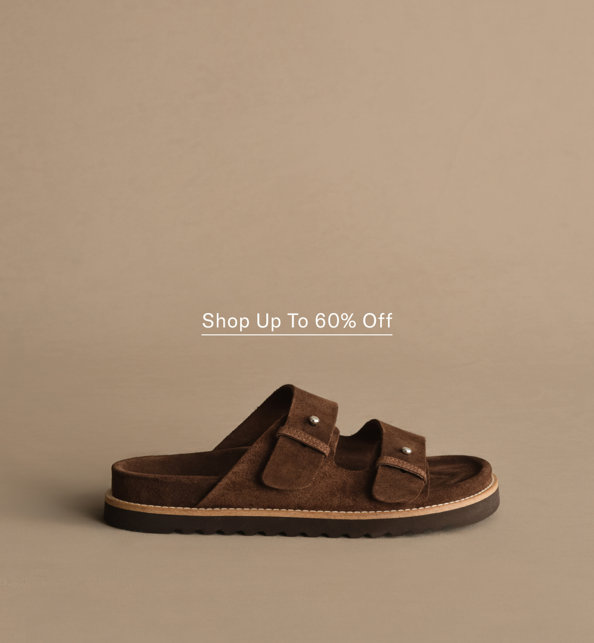 Suede Hutton Slide Sandal