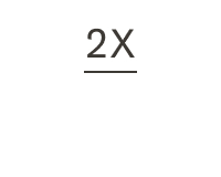 2X