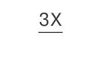 3X
