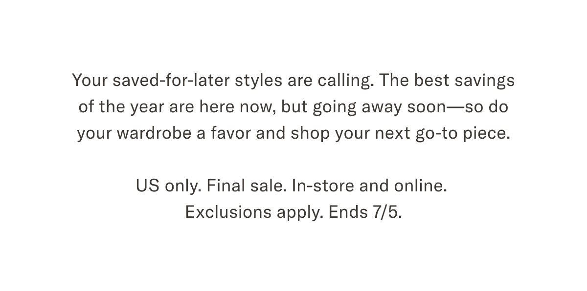 Warehouse Sale