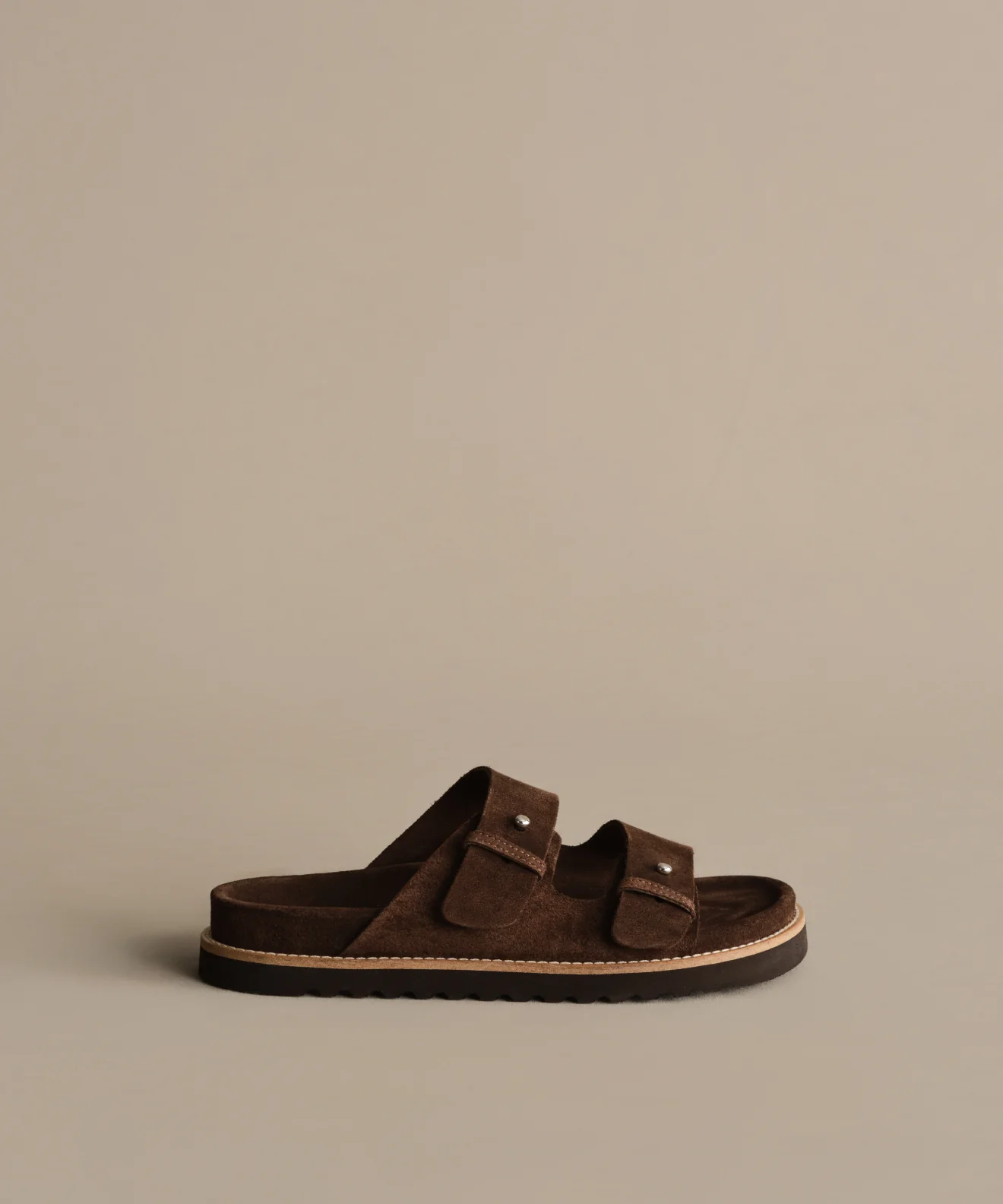 Image of Suede Hutton Slide Sandal