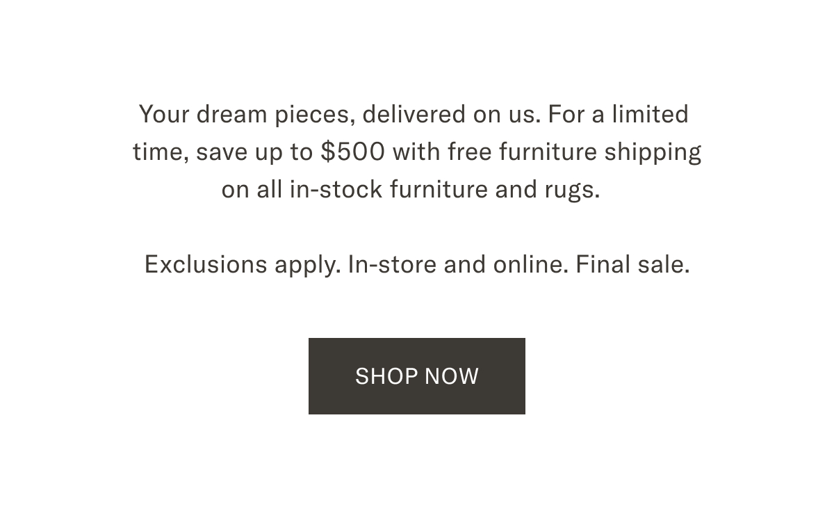 Free Furniture Shipping