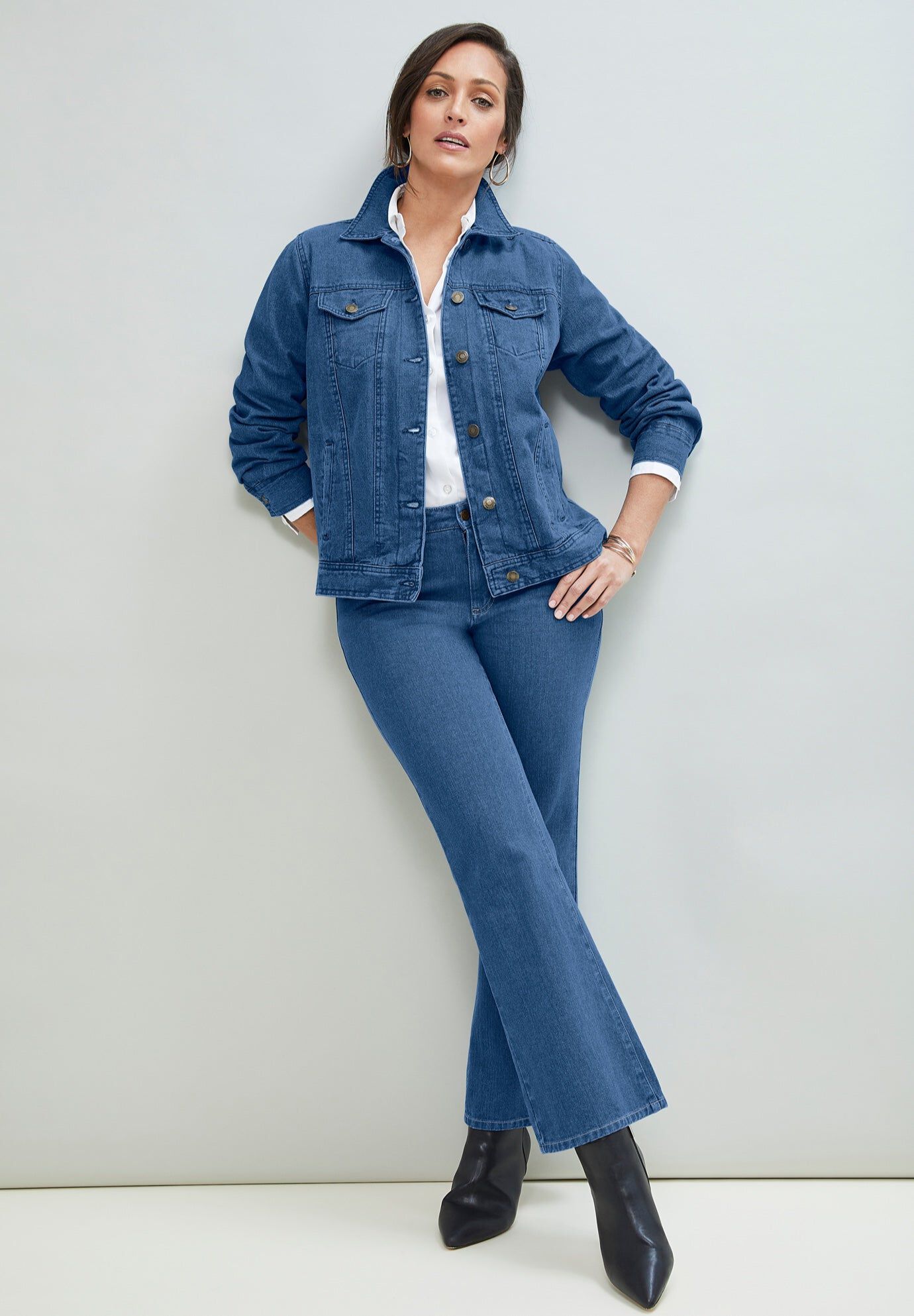 Classic Cotton Denim Jacket﻿