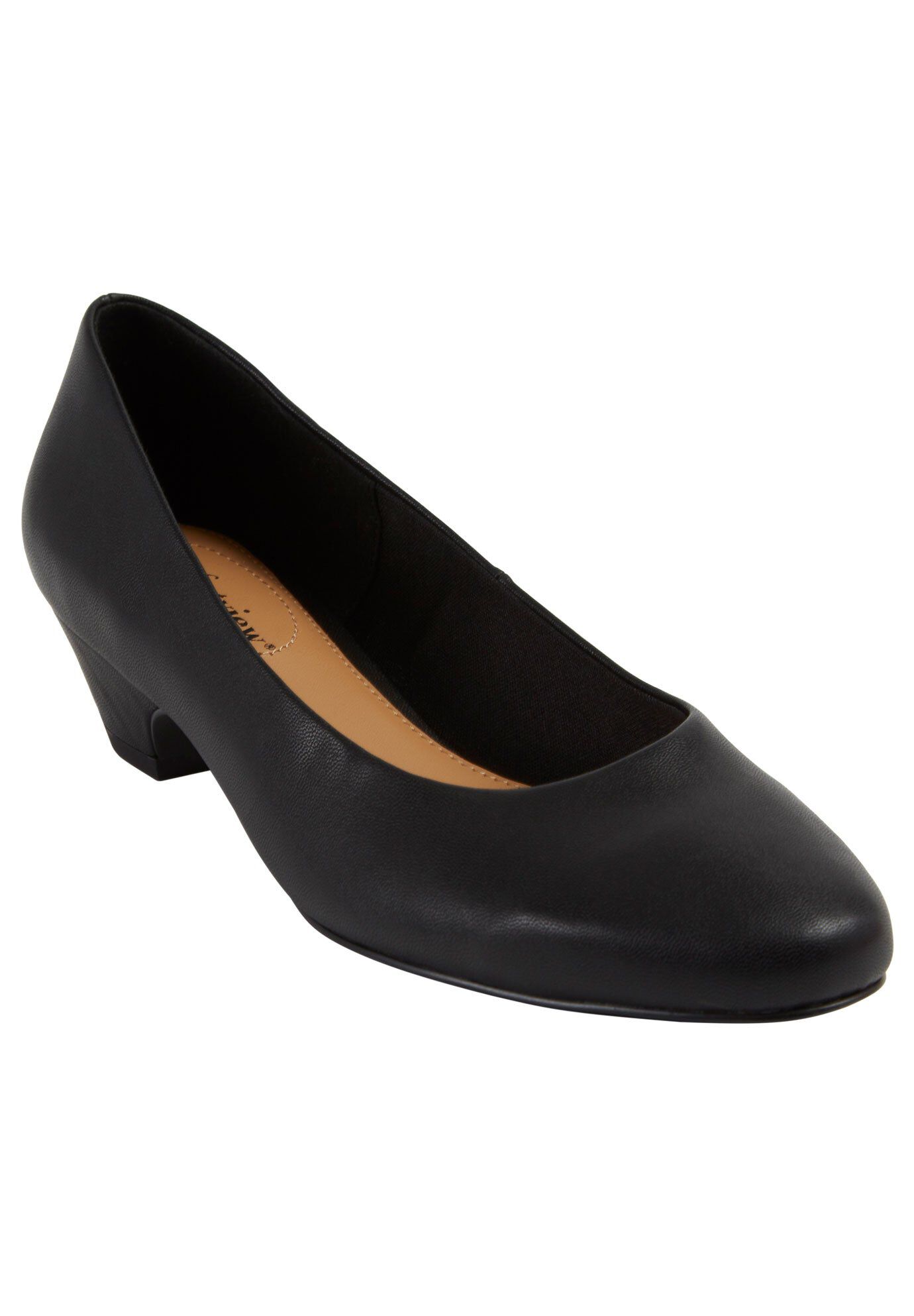 The Vida LeatherLike Slip On Pump﻿