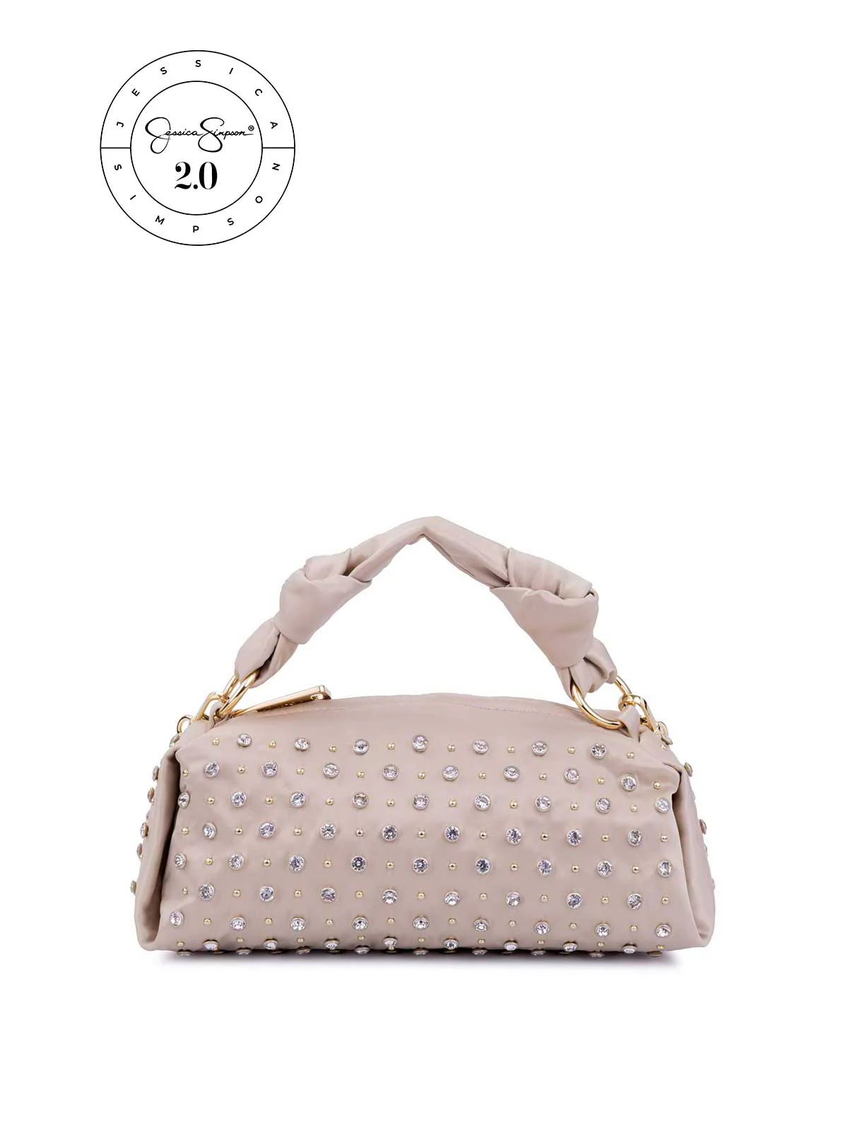 Image of Jessica Simpson 2.0 Mila Shoulder Bag in Champagne