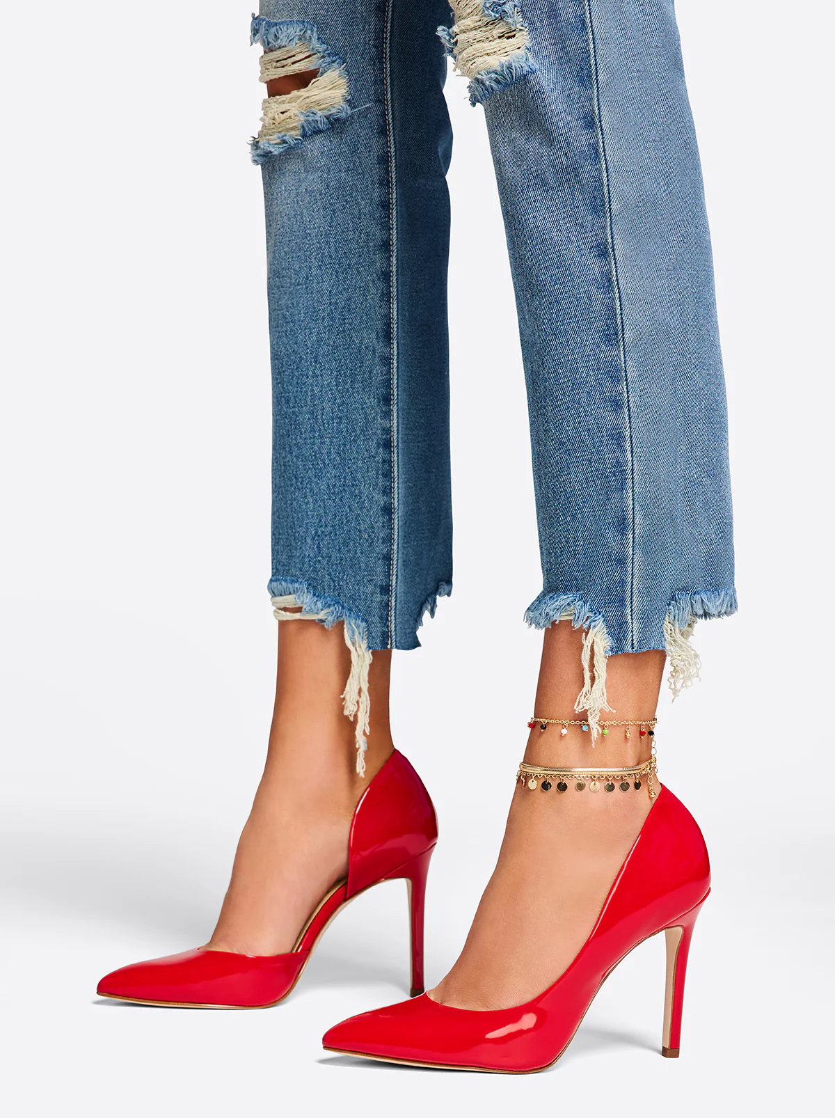 Image of Prizma D'Orsay Pump in Red Patent