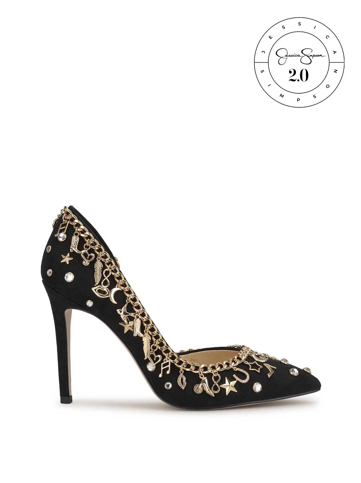 Image of Jessica Simpson 2.0 Palias Charm Pump in Black
